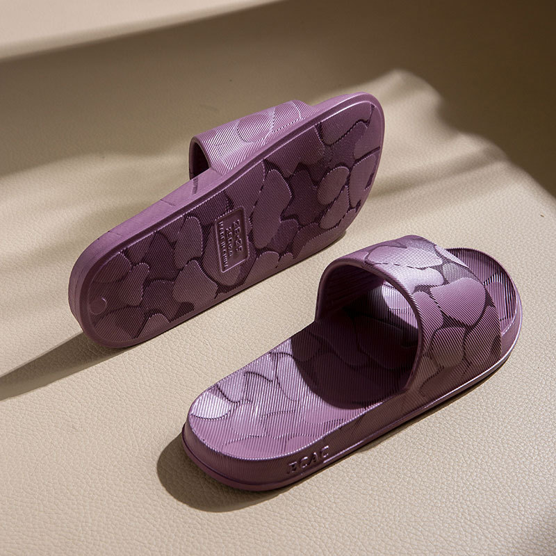 Sensación de mierda pantuflas mujeres verano 2025 nuevas parejas exteriores uso en casa baño antideslizante sandalias y pantuflas de hotel para hombres