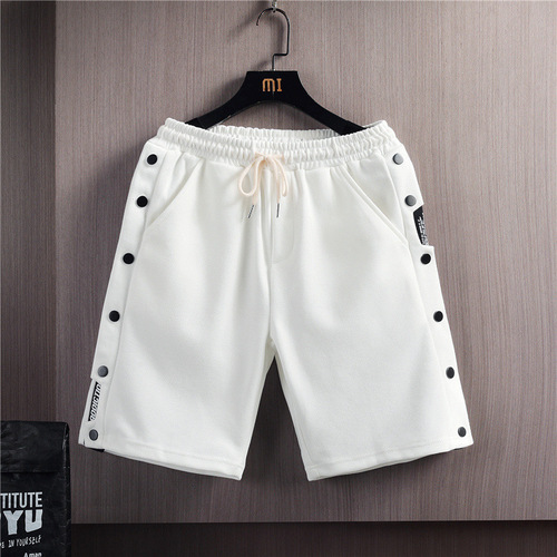 fashion brand breasted sports shorts men's summer loose students casual quintiles American outdoor basketball pants