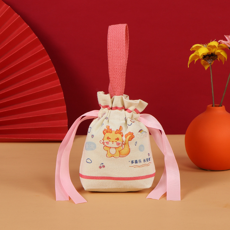 드래곤의 해의 핑크 A; [스몰 사이즈 재고] 16*15*5