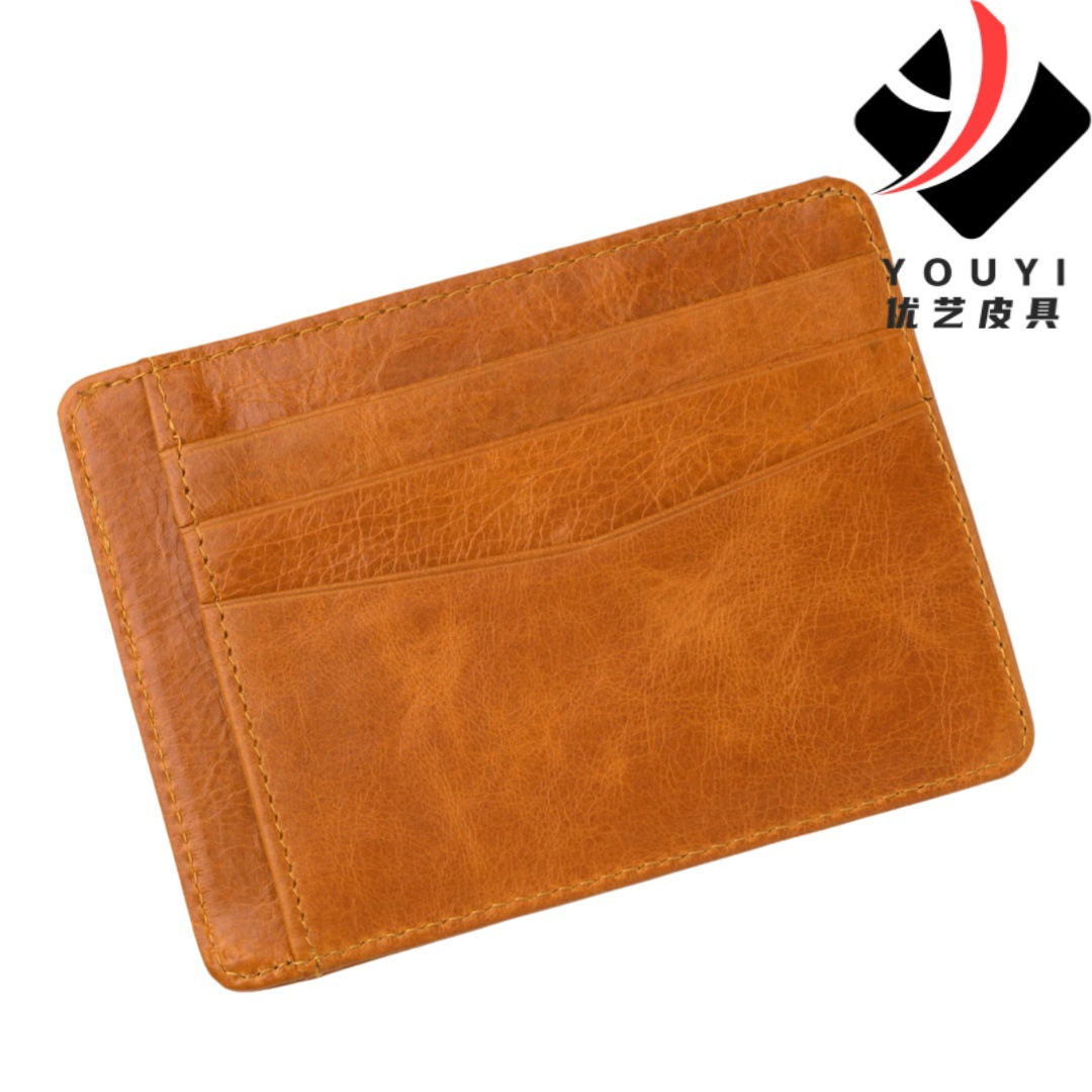 Japanese light and thin universal handheld women's card holder