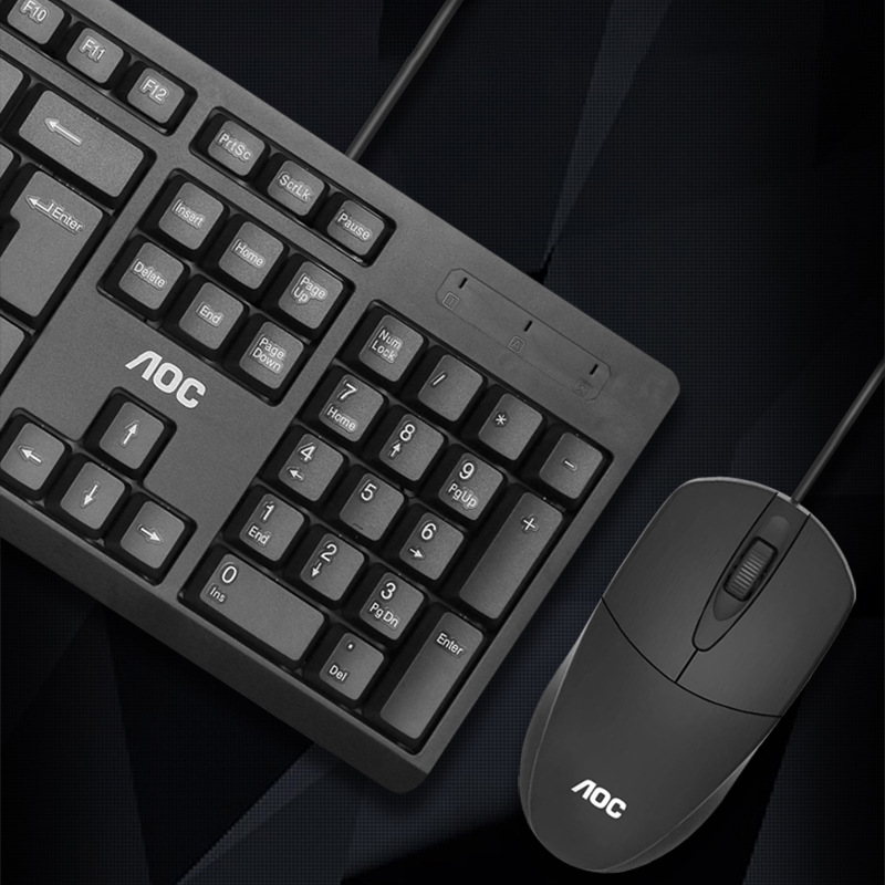 Guanjie AOC KM160 cable keyboard mouse suit household office unit…