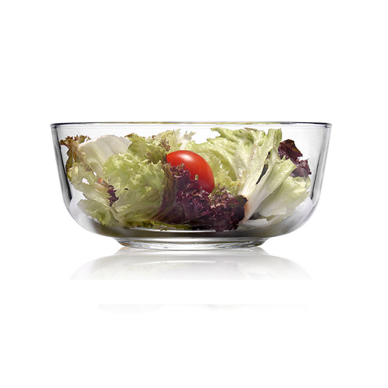 Juego de cuencos de vidrio Lizun para cocina, juego de cuencos grandes, medianos y pequeños, transparentes, para ensalada de verduras y frutas, de vidrio templado