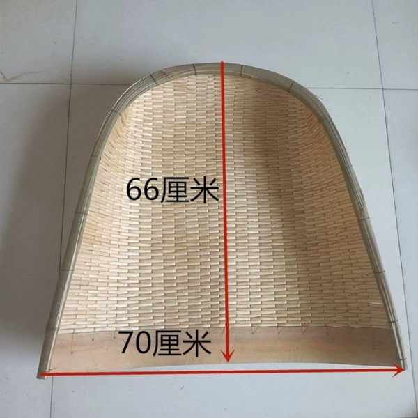White bamboo edge 66-70 cm