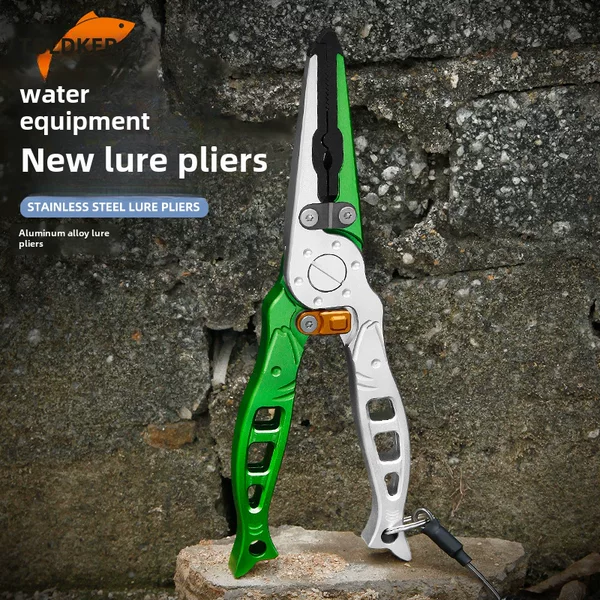 Manufacturer Promotion: Aviation Aluminum Fish-Shaped Handle Lure Fishing Pliers, Sea Fishing Pliers Tool, Loop Opening and Line Cutting Fishing Gear