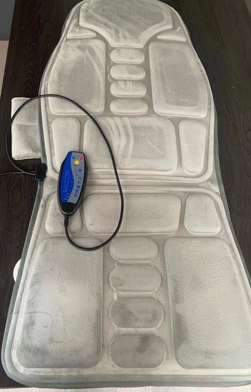 Cross-border car massage seat cushion, car and home use full-body cervical massager, heated massage cushion, large quantity at favorable price