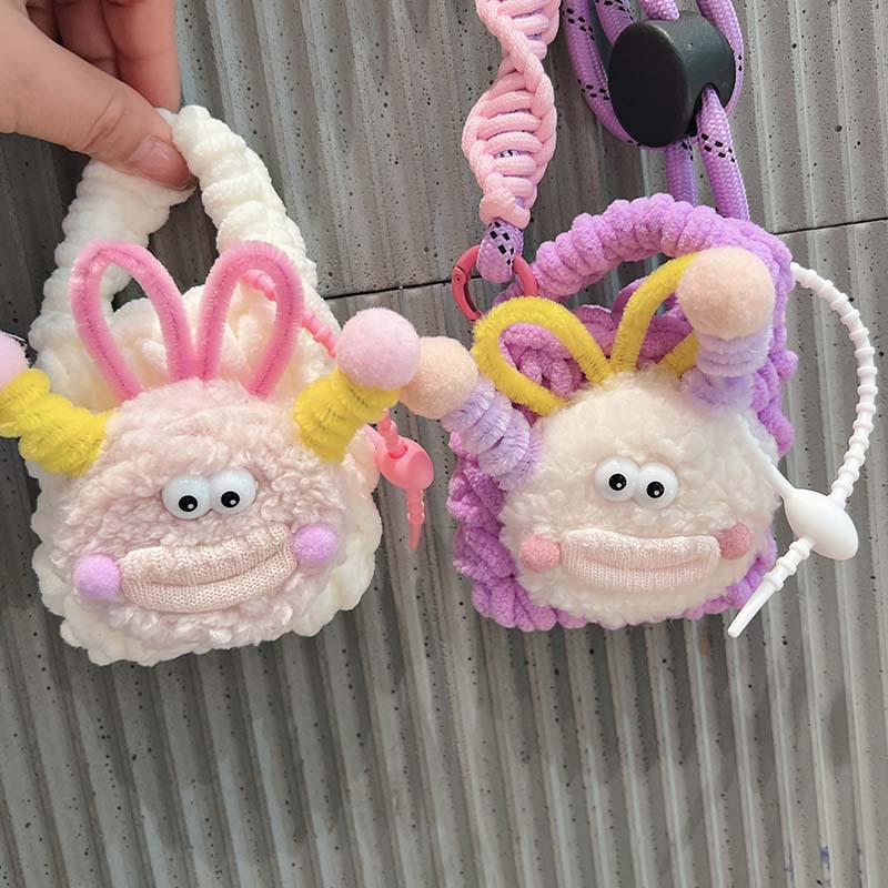 Plush cute Pilsan Play Car, bag strap, wallet, headphones, equipment bag, new collection, bluetooth