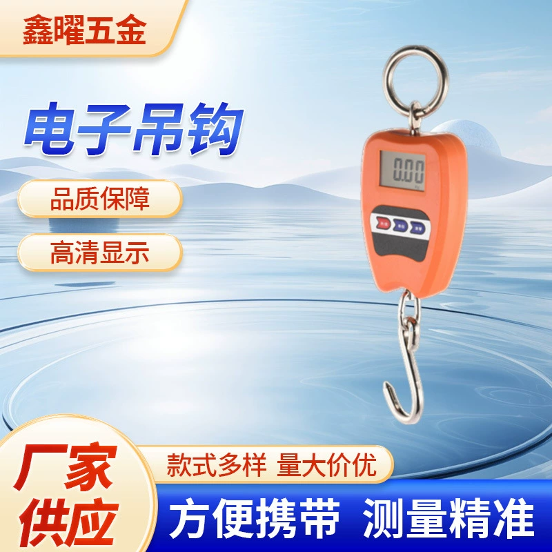 Бытовые портативные весы электронный дисплей бытовой крючок из нержавеющей стали маленькие водонепроницаемые рыболовные пружинные Весы для багажа