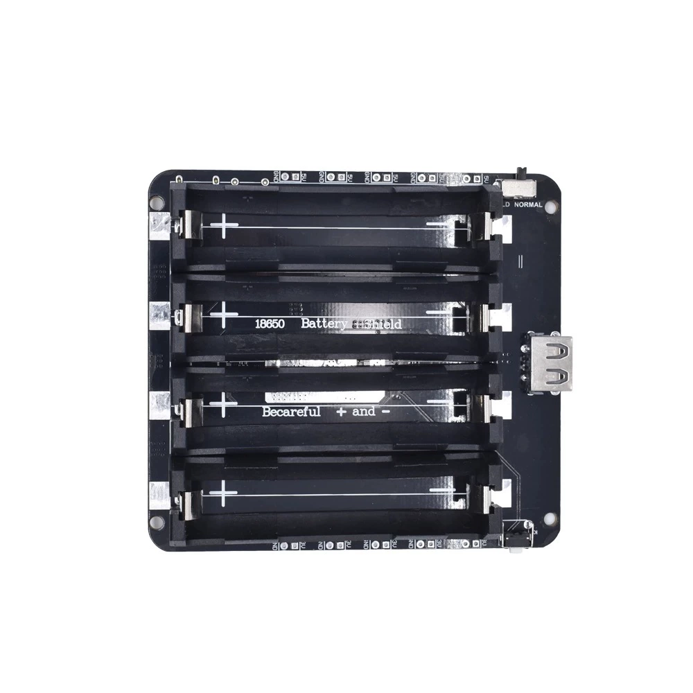 Четырехсторонняя Плата расширения литиевой батареи 18650 Плата расширения мобильной мощности V8, совместимая с защитой от перезарядки Raspberry Pi 5V
