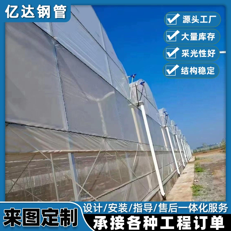 Цельная теплица, сельскохозяйственная цветочная посадка, солнечный свет, интеллектуальная теплица, разведение, оцинкованная стальная труба, производитель рамок для теплицы