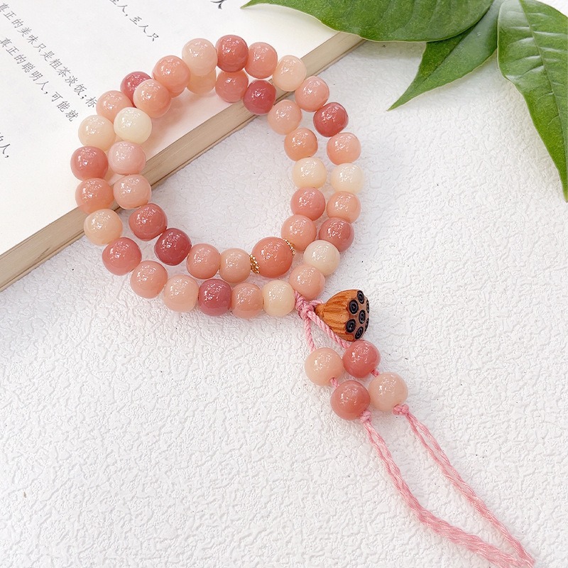 피는 복숭아 꽃 이중 원