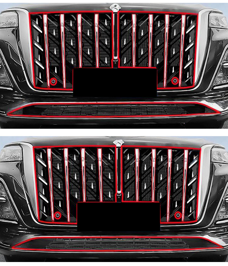 Suitable for Hongqi 23-27 models, HS5 insect-proof grille, radiator protection net, special modification accessories