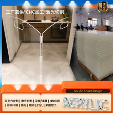 Ʒ�Ƹ���͸����������PMMA���Ƽ������и�ᏝUVӡˢ��ɫ���o�