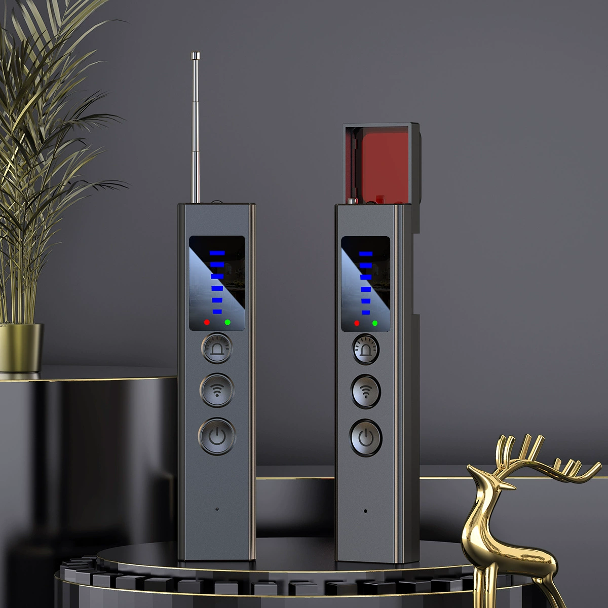 Детектор скрытых камер для отелей, антишпионский, с функцией обнаружения GPS, инфракрасный, в форме ручки