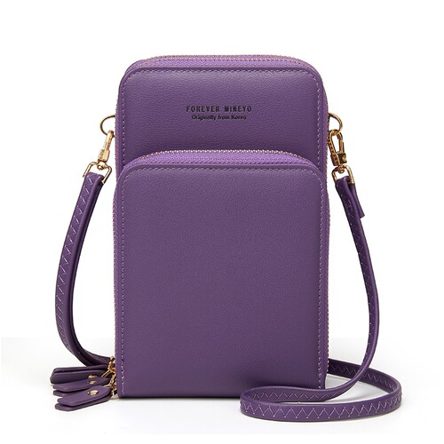 Foreign trade touch screen mobile phone bag shoulder crossbody women's large capacity coin purse coin bag multifunctional card holder Y191