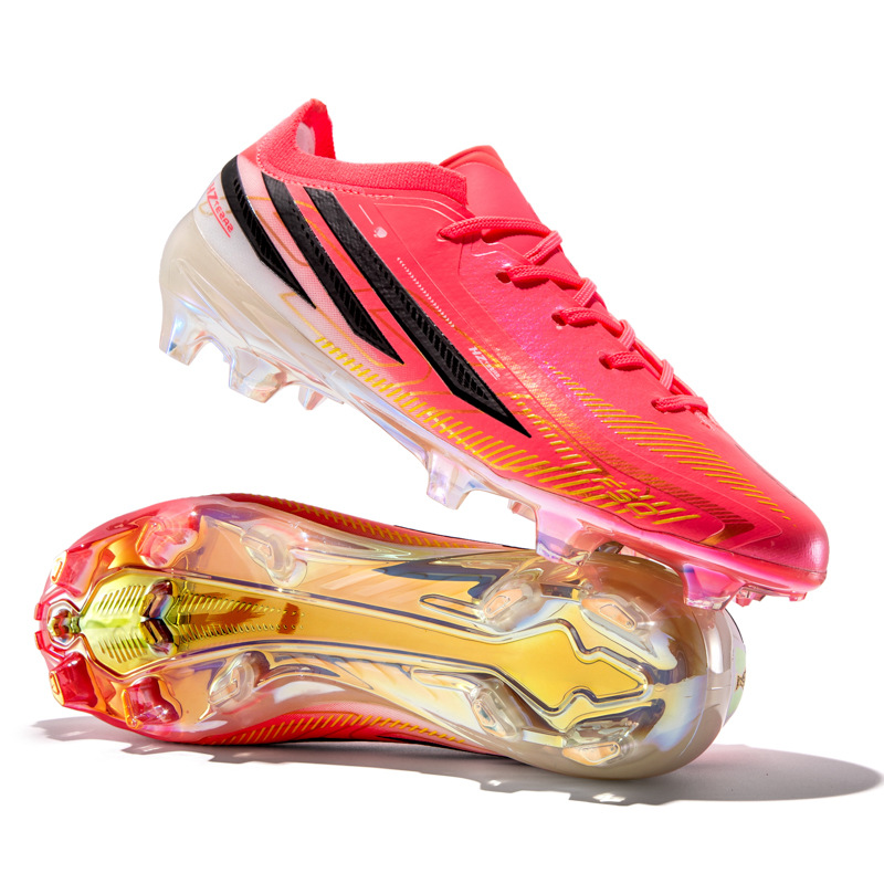 Tenis de Fútbol FG sin Agujetas F50 de TPU Ligero para Césped