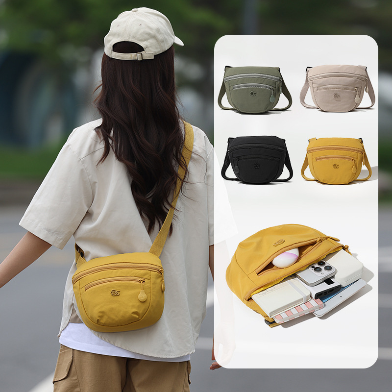 Ultra-Light Portable Sports Small Shoulder Bag New High-Looking Korean Ins Casual Simple Travel Mountaineering Crossbody Bag for Women