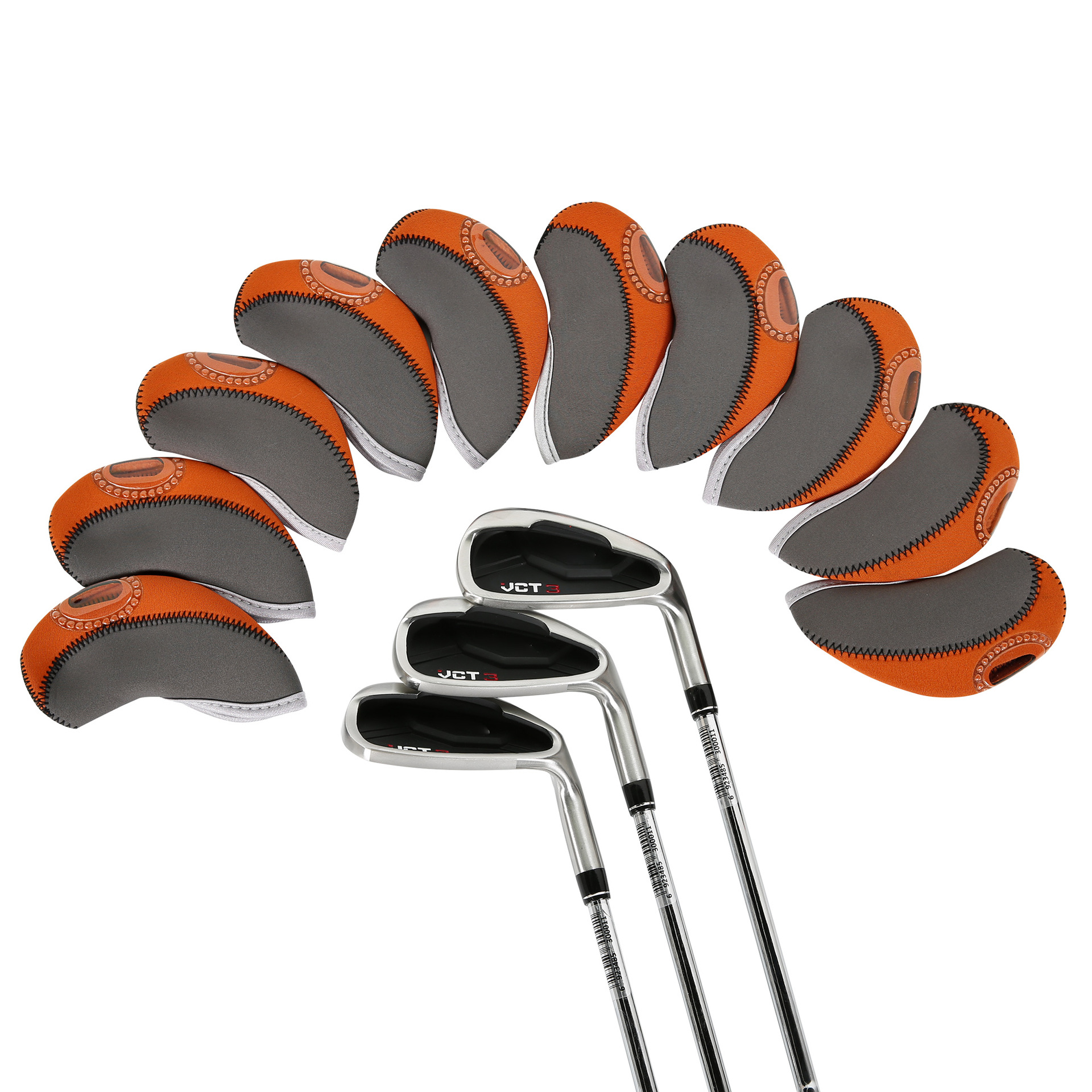 Yuefan Source Supply Juego de gorro de golf de dos colores Juego de hierro de golf Golfheadcovers