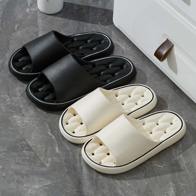 Тапочки с утечкой воды Тапочки для ванной водонепроницаемые Нескользящие тапочки из ЭВА домашние бесшумные тапочки в отеле модное повседневное ощущение дерьма