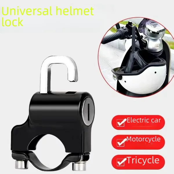 Electric car helmet lock safety anti-theft helmet hook lock battery car hook lock bicycle multi-function anti-theft hook
