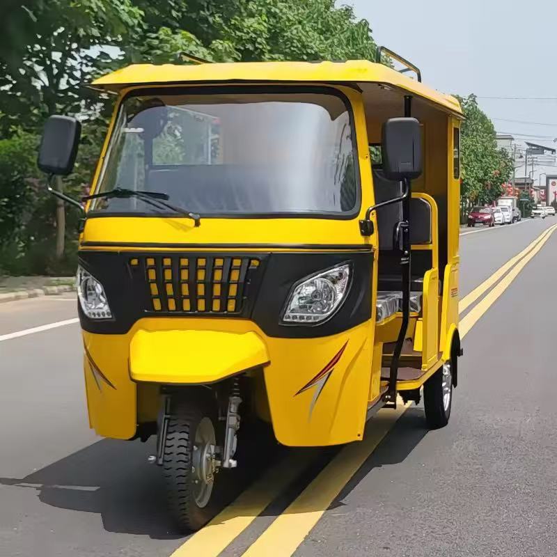 Fuel-powered passenger tricycles for transportation, foreign trade export, tuktuk, Southeast Asia, India, passenger-carrying operations, quality