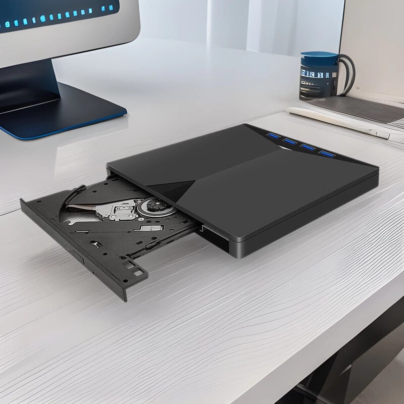 多機能拡張外付け光学ドライブDVDレコーダー七合一USB/TYPEインターフェイス外付けUSB|undefined