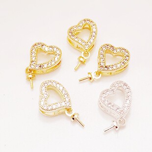 ��ɫ΢��ʯ18k�������͵������ᔲ��ˮ��������^��diy���
