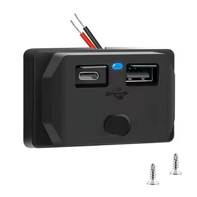 New multifunctional PD+QC3.0 car and bus USB charger for mobile phones, suitable for car and yacht modification (Mobil şarj cihazları) - pd-qc30-opp-packaging