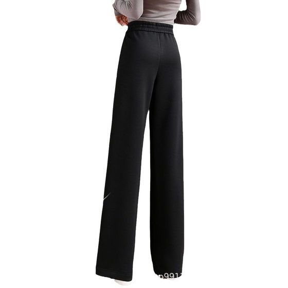 plus size Casual Sports Pants Student Women's Korean-style Spring and Autumn New Super-sagging Slim-fit Loose Wide-leg Pants for Women