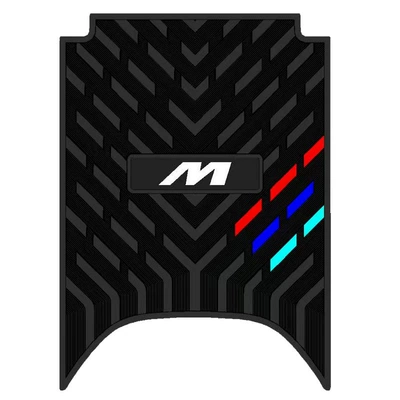 Applicable to No.9 M Series M95C Foot Pad/M85C/M90C/M80C Electric Motorcycle Yuanhangjia Waterproof Rubber Foot Pad (Electric vehicle foot mat) - black-three-poles