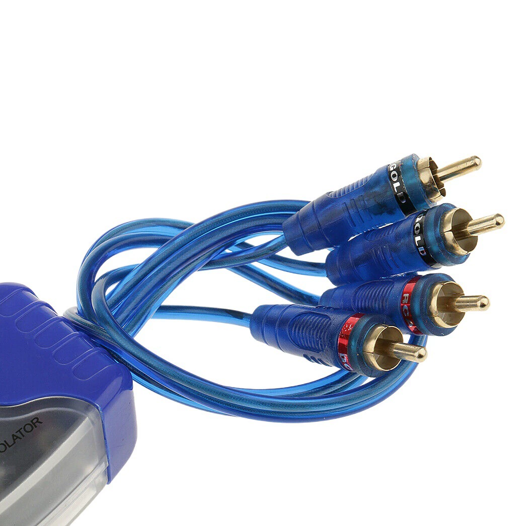Автомобиль 4RCA аудио контур заземления шумовой фильтр аудио преобразователь частоты устранить текущий сигнал Номинальный ток 50 Вт