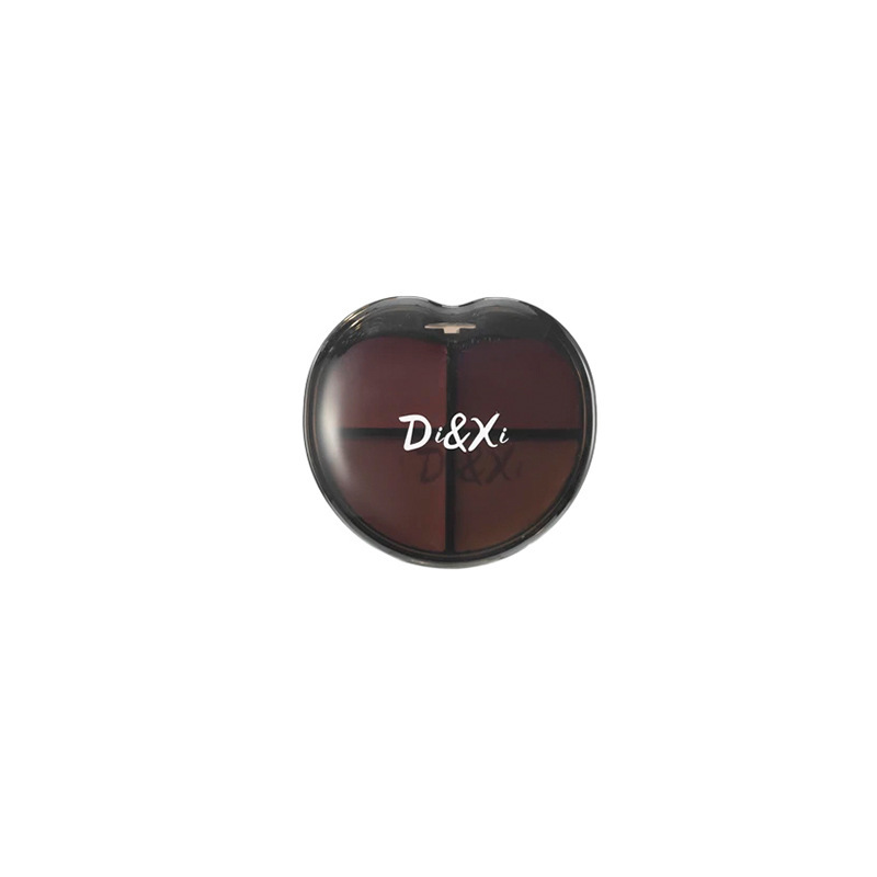Di & Xi YAC Quad-Color Blush Baja saturación Contracción Natural Brillo de alto brillo de agua Crema de maquillaje transfronterizo