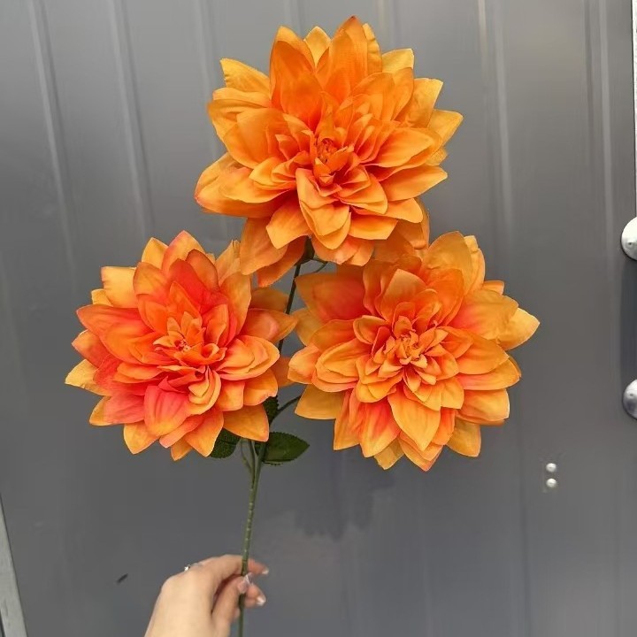 주황색