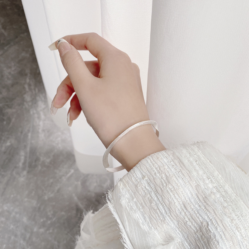 Casual Geometric Sterling Silver Plating Bangle 1 Piece