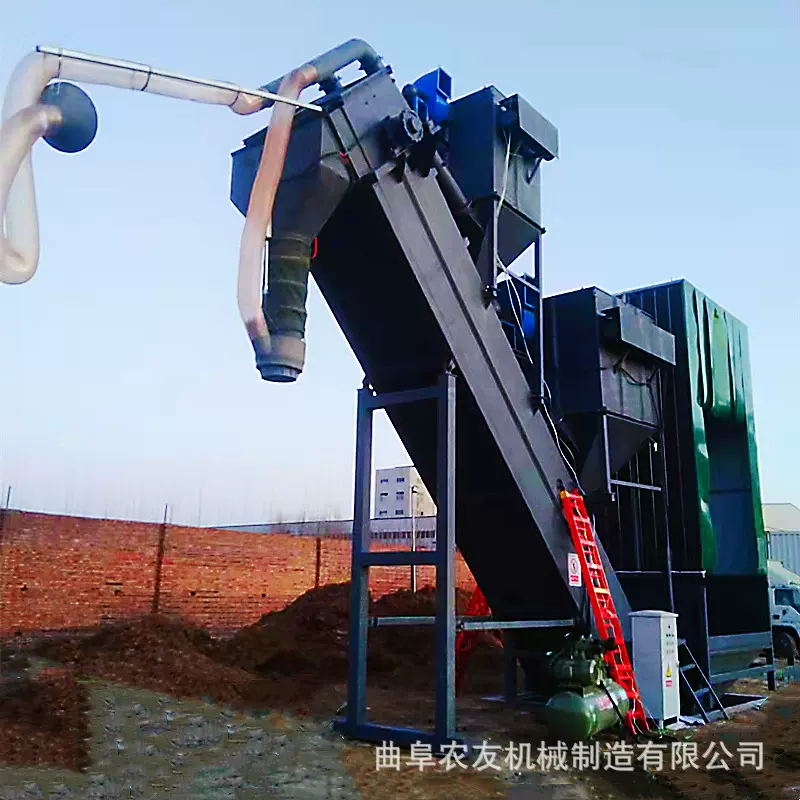 车站码头集装箱拆箱机 集装箱水泥灰卸车机 双除尘散装粉料卸车机