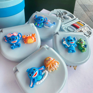 Cartoon Sewing Box Household High-Quality Dormitory Sewing and Mending Sewing Set Portable Sewing Kit Practical Sewing Thread Box