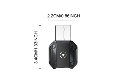 Wired Carplay to Wireless Car Adapter, Android and Apple Car-Machine Connectivity, Two-In-One Car Navigation (Simsiz CarPlay və Android Auto) - m36-guokewei