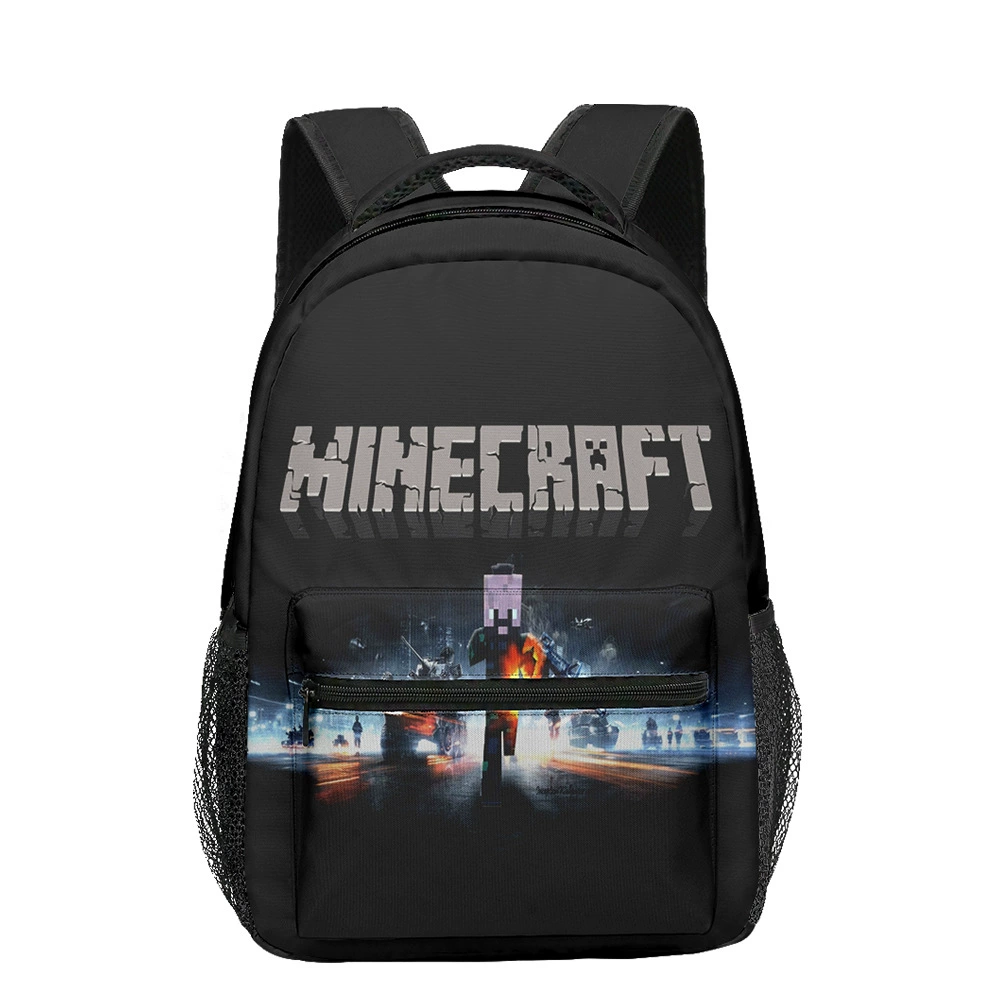 3D новая игровая Minecraft школьные ранец/рюкзак для учащихся начальной и средней школы, вместительный кампус