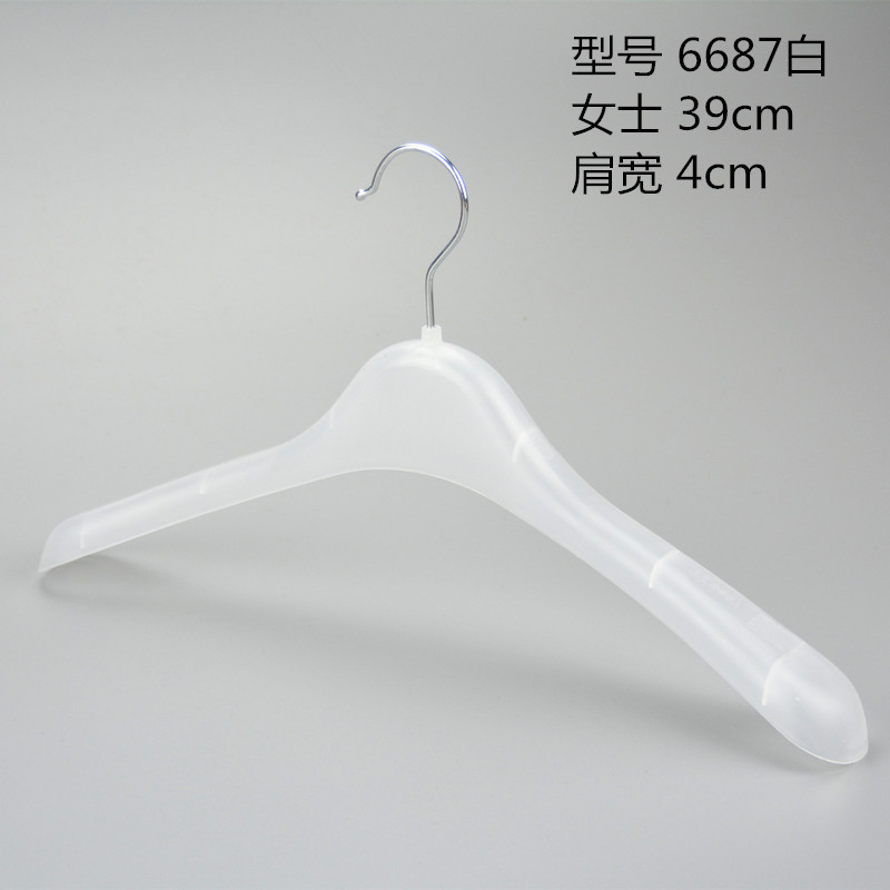 여성용 6687 투명 옷걸이