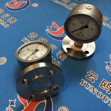 Y-150BF/Z/ML(B)/316不锈钢隔膜压力表 均质机用隔膜式压力表