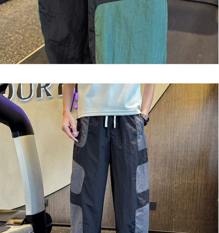 Herren Freizeithose Gerade Geschnitten Sonnenschutz Sommerhose_voghion.com