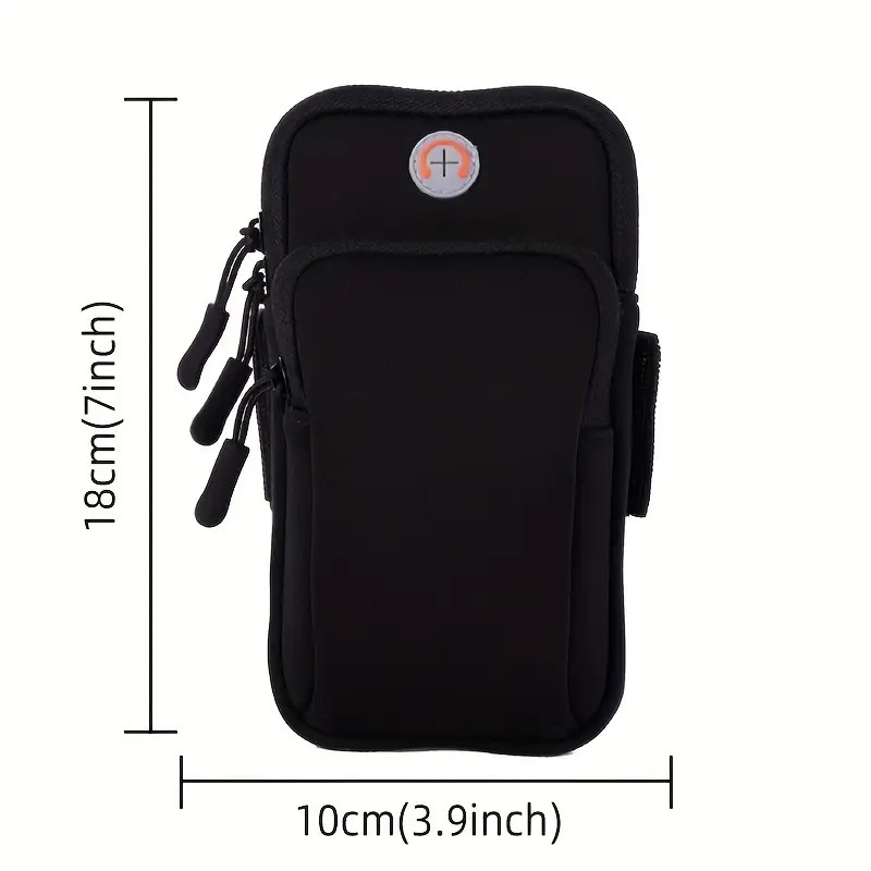 Factory New Sports Arm Bag, Ultra-Light and Portable, Unisex Waterproof Mobile Phone Storage Bag, Oxford Cloth Arm Strap Bag