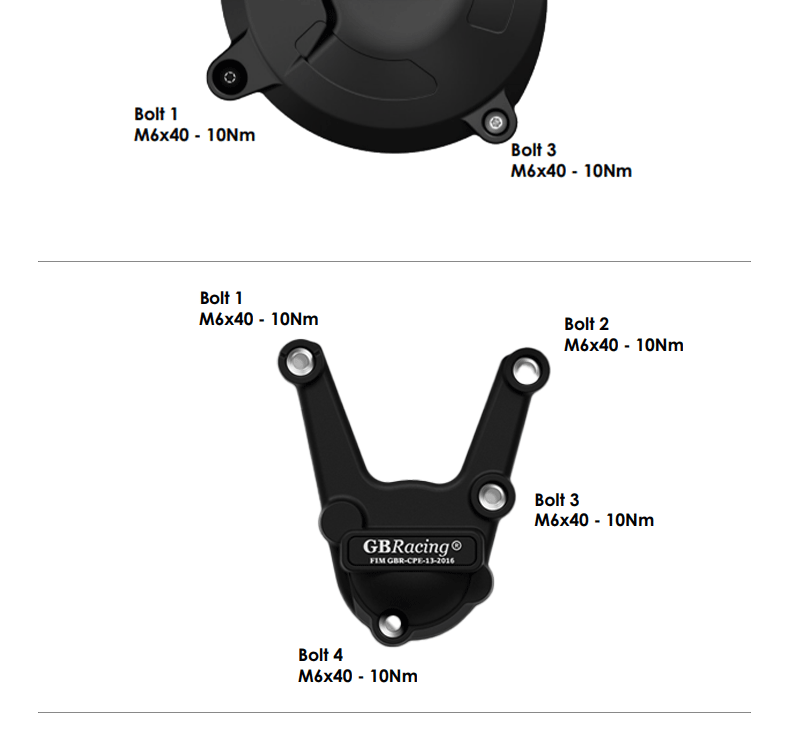 Suitable for Bmw S1000R/S1000Rr/S1000Xr Modified Engine Anti-Fall Protection Cover and Anti-Fall Side Cover