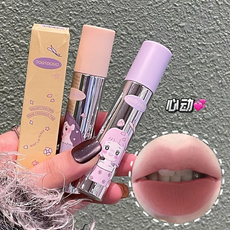 Toot Dodo哑光雾面唇釉 韩系丝绒哑光不粘杯显色口红唇泥跨境美妆|undefined