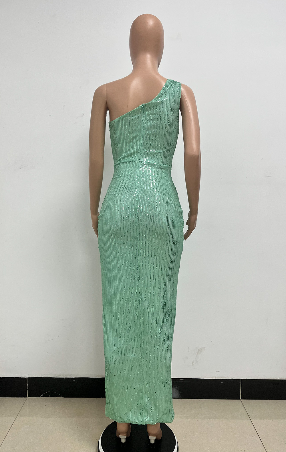 357g Weight Maxi Long Dress Dress Length Type Sleeveless Sleeve Length Sheath Dress Dresses Type Spandex, Polyester Fabric Type High Waist Waist Line Holiday, Daily Occasion Oblique collar Neckline Slim Fit Type Solid Color Pattern Summer Season Women's Gender Elegant, Sexy Style Wholesale Women's Elegant Sexy Solid Color Holiday Daily Oblique Collar Sleeveless Sheath Dress 109