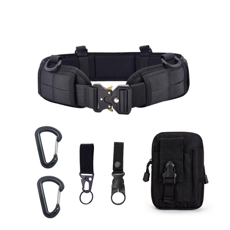 Transfronterizo amazónica fan al aire libre táctico multifuncional cinturón de cintura de cintura de cintura de entrenamiento de campo CS
