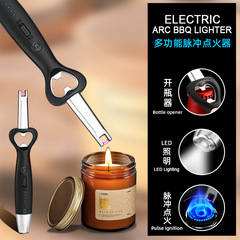JL865 USB Charger Kitchen Igniter Multi-functional Beer Opener Flashlight BBQ Kitchen Lighter Fire Starter