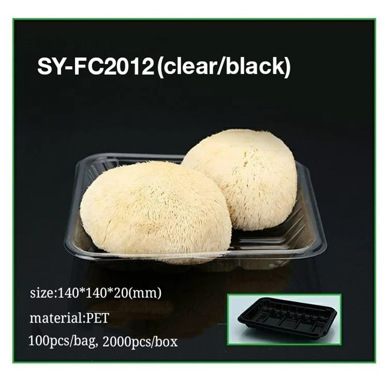 厂家直供 量大从优 蔬菜，肉类透明PET吸塑托盘 分切水果塑料托盘