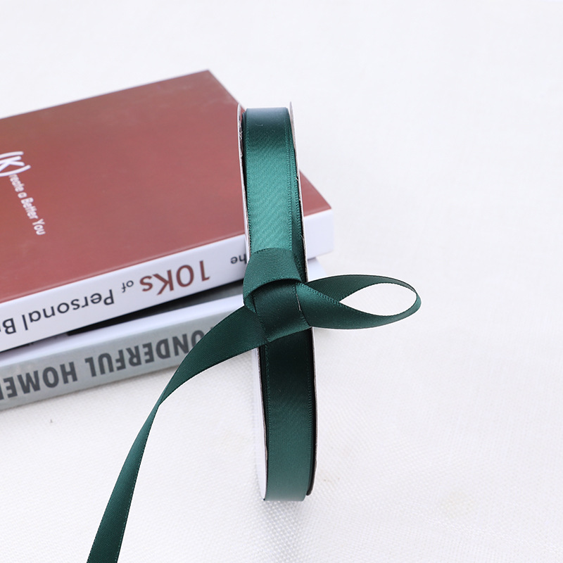 1,5 cm cinta de poliéster arco DIY cinta de la boda flores caja de regalo de frutas ropa de embalaje de satén cinta de color