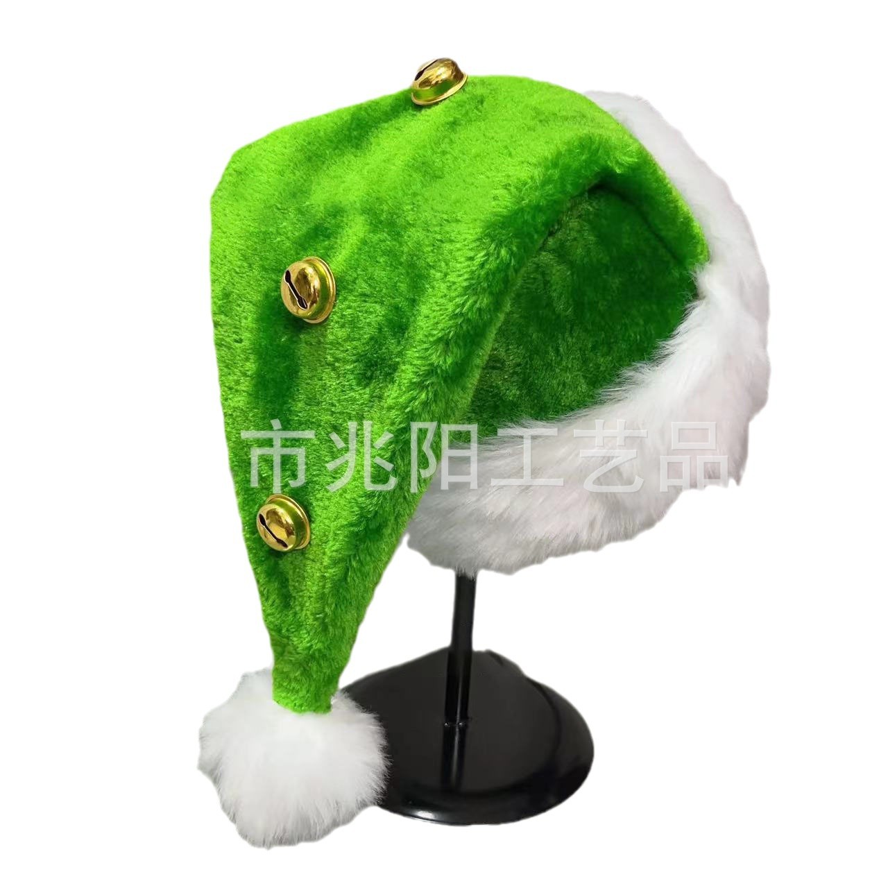 24 campanas de comercio exterior sombrero de Navidad para adultos Papá Noel sombrero gran regalo de vacaciones sombrero muñeco de nieve de peluche al por mayor