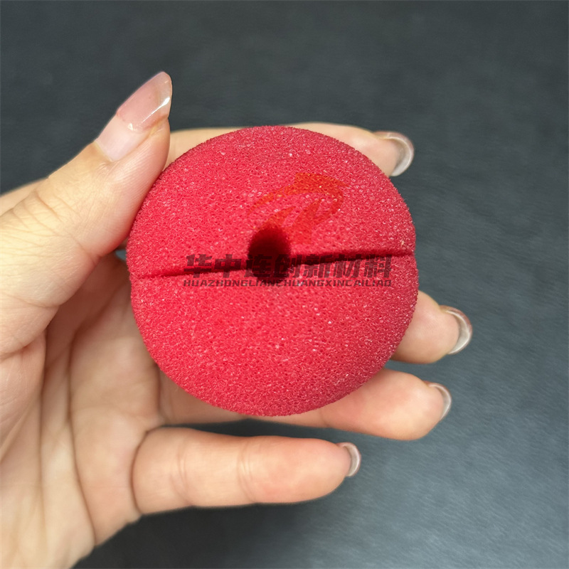 万圣节魔术道具小丑鼻子红色海绵球发泡绵球魔术道具彩色异形海棉